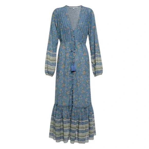 Veronica Beard Kameya Floral Midi Dress - Picture 4 of 12